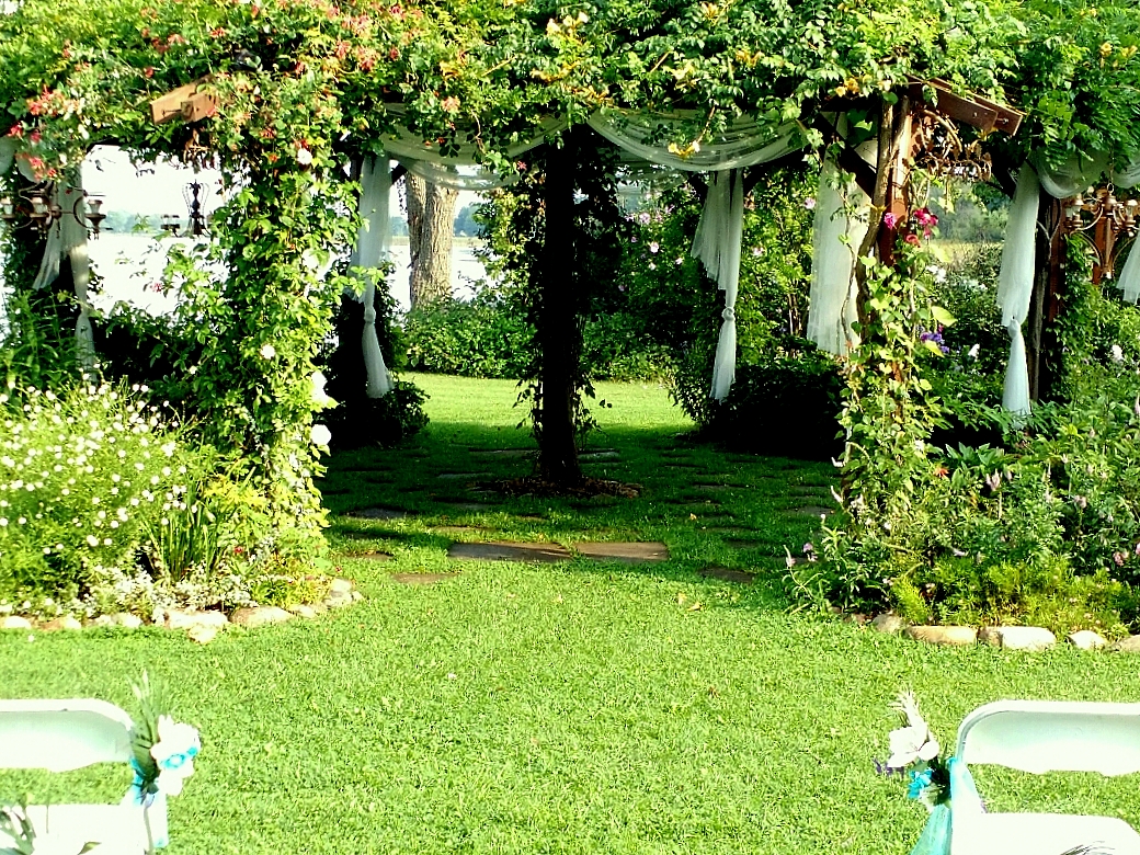 Closeup of the Flowering Gazebo